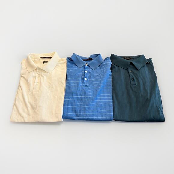 Lot Of 3 Nike Tiger Woods Collection 1/4 Button Polo Golf Shirts Size XL - Picture 1 of 10